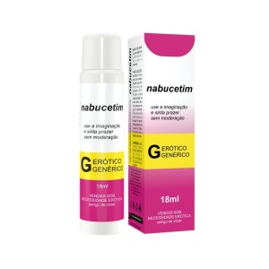 NABUCETIM GEL BEIJÁVEL MORANGO 18ml SECRET LOVE