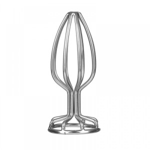 PLUG ANAL EM AÇO INOXIDÁVEL VAZADO PEQUENO