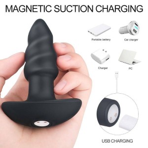 Plug Anal com Vibro Recarregável