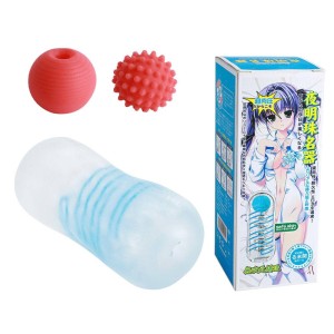 Masturbador com Esferas de Estimulação