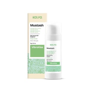 Gel Beijável com Vibração Maçã Verde Mustash VibroKiss