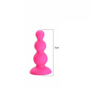 Plug Anal Escalonado Pequeno em Silicone
