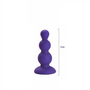 Plug Anal Escalonado Pequeno em Silicone
