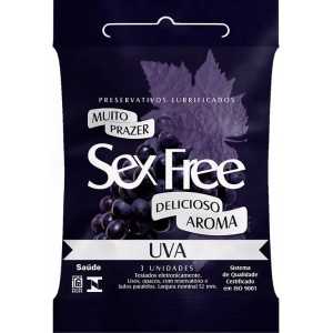 Preservativo Sex Free Uva