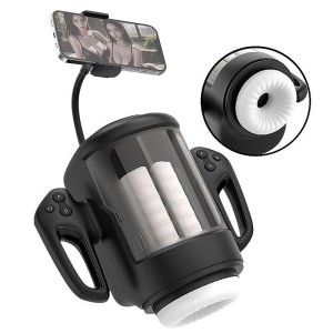 Masturbador Lanterna com Suporte para Celular
