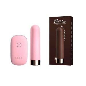 Bullet Aveludado Recarregável com Controle Remoto