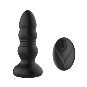 Plug Anal com LED e movimetos de Vai e Vem e Controle Remoto