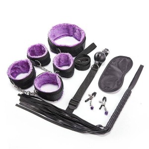Kit Sado Bondage Roxo