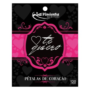 PÉTALAS DE CORAÇÃO LA VIE TE QUIERO 120 UNIDADES VERMELHA  LA PIMIENTA