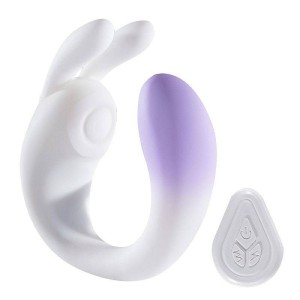 Vibrador de Ponto G e Clitóris com Tapping Coelhinho