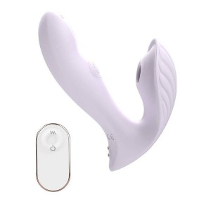 Penetrador co Estimulador de Clitóris com Tapping Controle Remoto