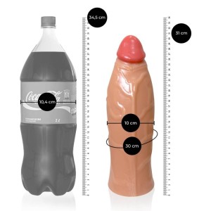 Pênis Zeus 31 x 10cm Gigante Grosso e Flexível
