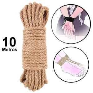 Corda Sado de Fibra Natural - Bondage - 10 Metros
