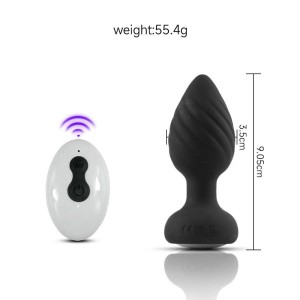 Plug Anal com Luz Led e Controle Remoto