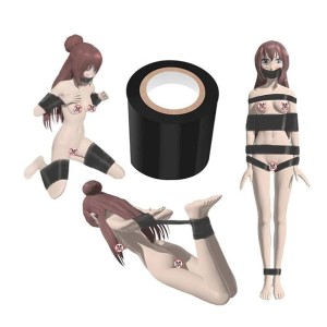 Fita Adesiva para Bondage Preta