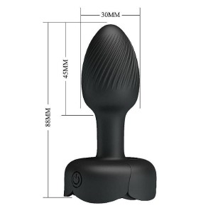 Plug Anal com Vibro e Luz de Led