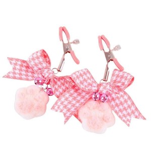 Grampos de Mamilo com Pelúcia