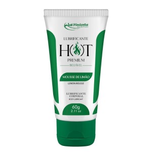 GEL LUBRIFICANTE HOT PREMIUM MOUSSE DE LIMÃO 60G LA PIMIENTA