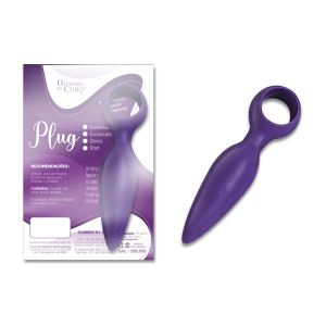 PLUG ANAL CÔNICO DIVERSÃO AO CUBO