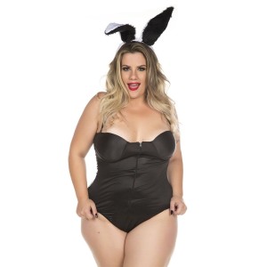 FANTASIA PLUS SIZE COELHA PLAYBOY PIMENTA SEXY