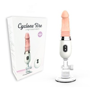 Cyclone Fire Vibrador Vai e Vem Recarregável e com Aquecimento DAN