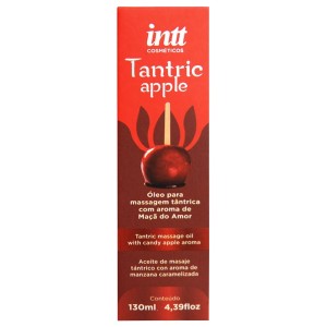 TANTRIC APPLE ÓLEO PARA MASSAGEM TÂNTRICA AROMA MAÇÃ DO AMOR 130ML INTT